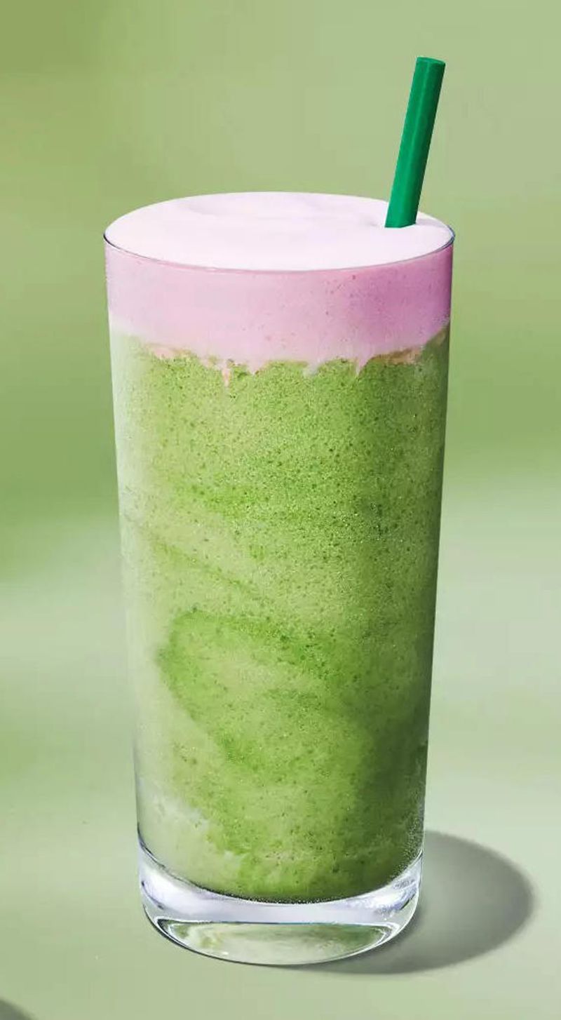 Strawberry Matcha Strato Frappuccino